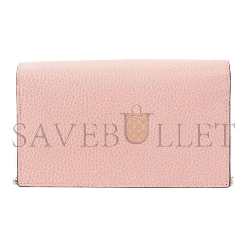 G*u*i dollar calfskin interlocking g chain wallet 510314 (20*13*6cm)